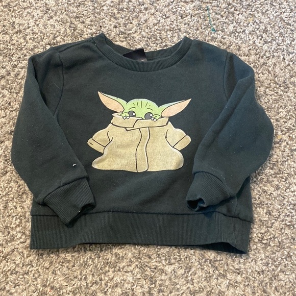 Star Wars Baby Yoda toddler fleece pullover | size 18m - Picture 1 of 3